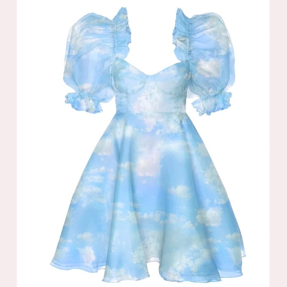 Selkie Head in the Clouds Mini Dress - Picture 2 of 9